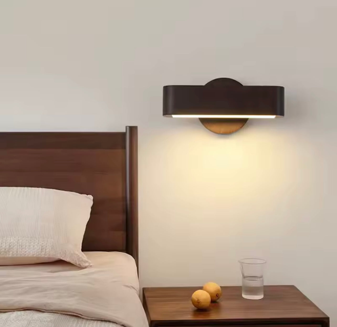 LumiFix™ ArkaWood – Applique Murale LED Orientable Sans Fil