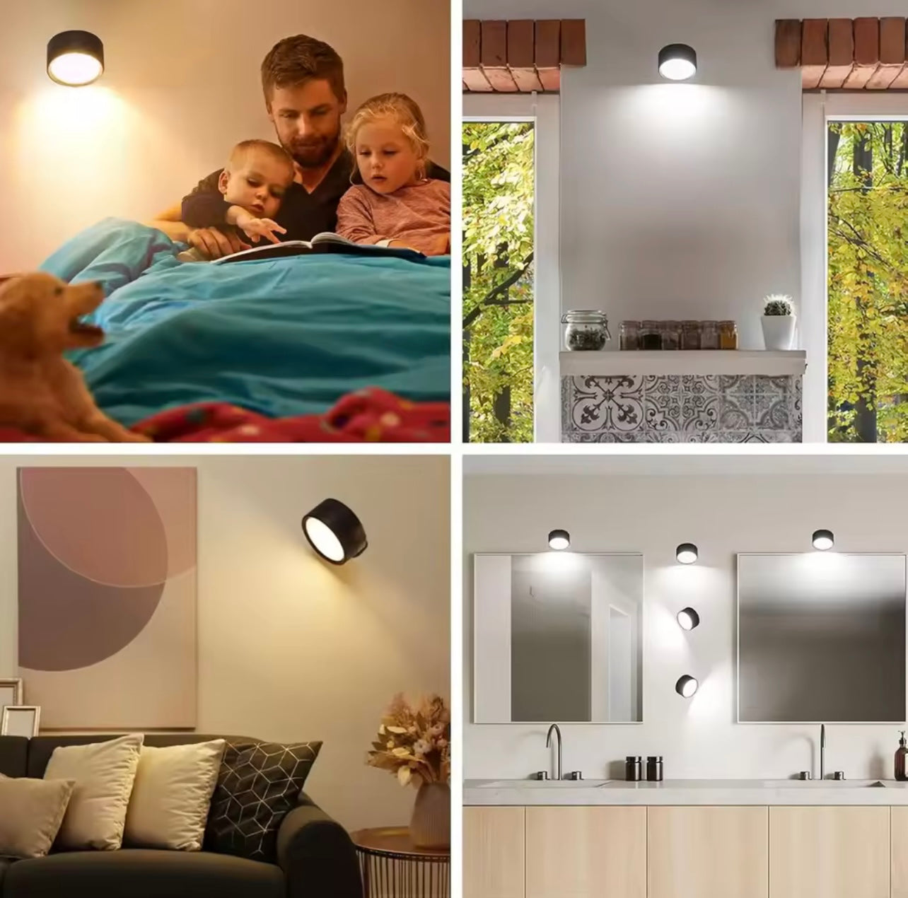 LumiFix™ Stepsafe – Mini Lampe LED Rotative à Capteur USB