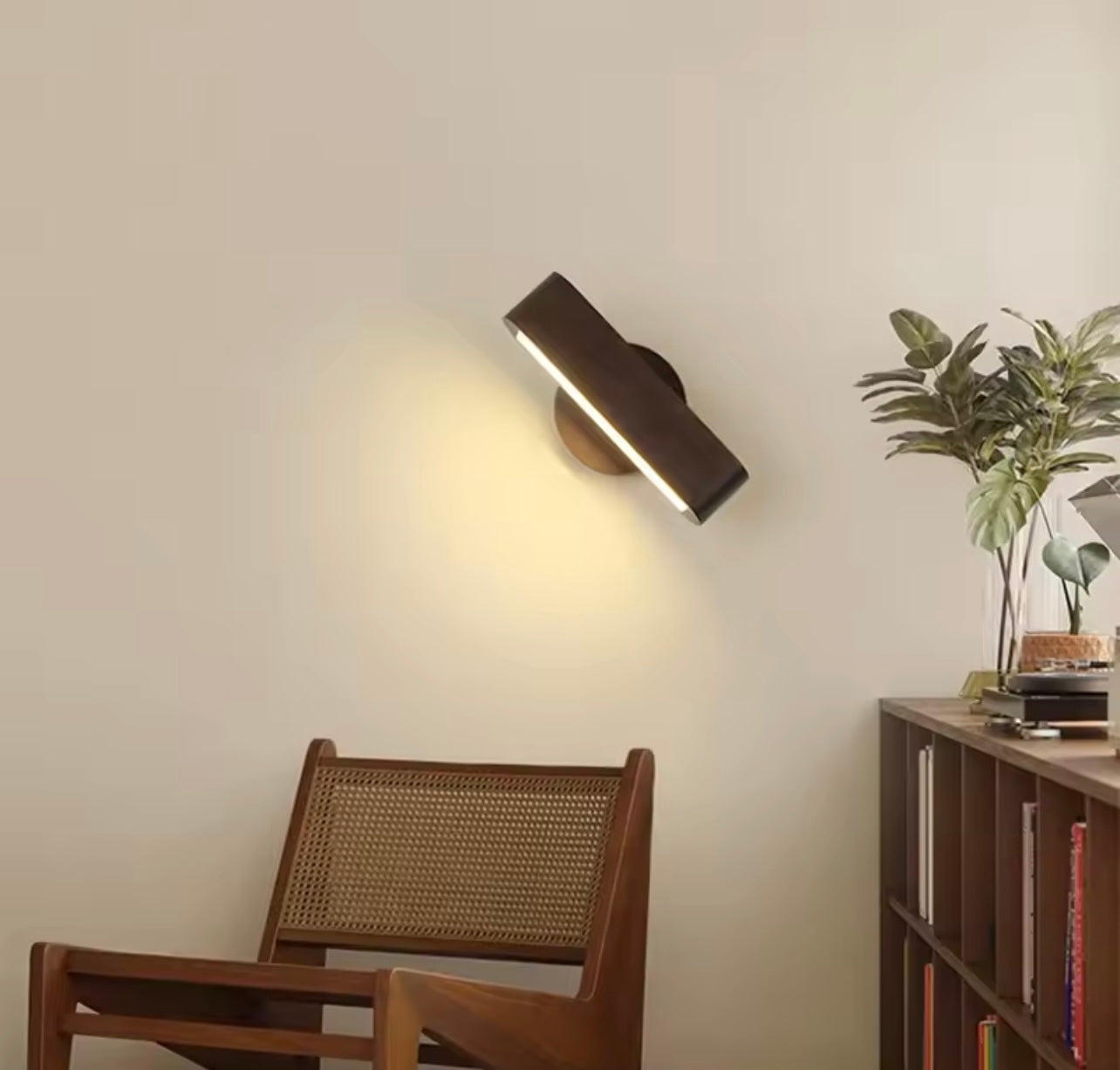 LumiFix™ ArkaWood – Applique Murale LED Orientable Sans Fil