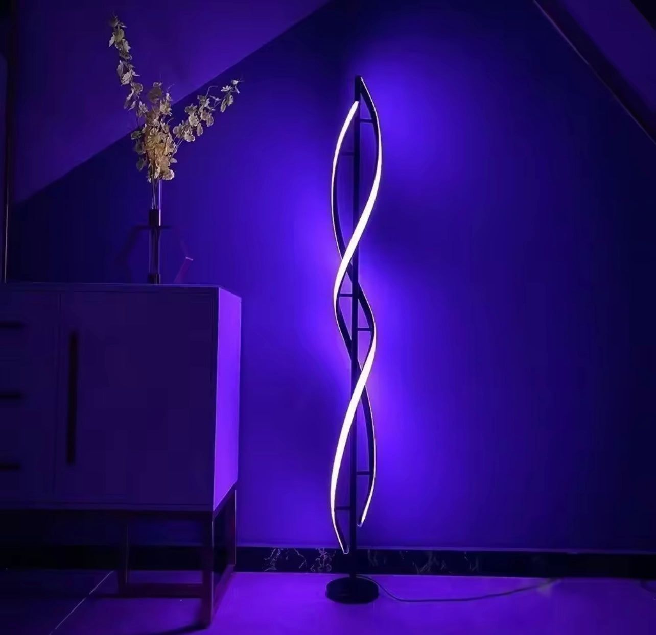 LumiFix™ Helixia – Lampadaire LED Spirale Haut de Gamme