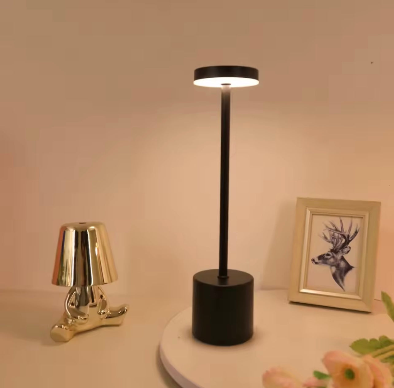 LumiFix™ Lumea – Lampe LED de Table Tactile Rechargeable