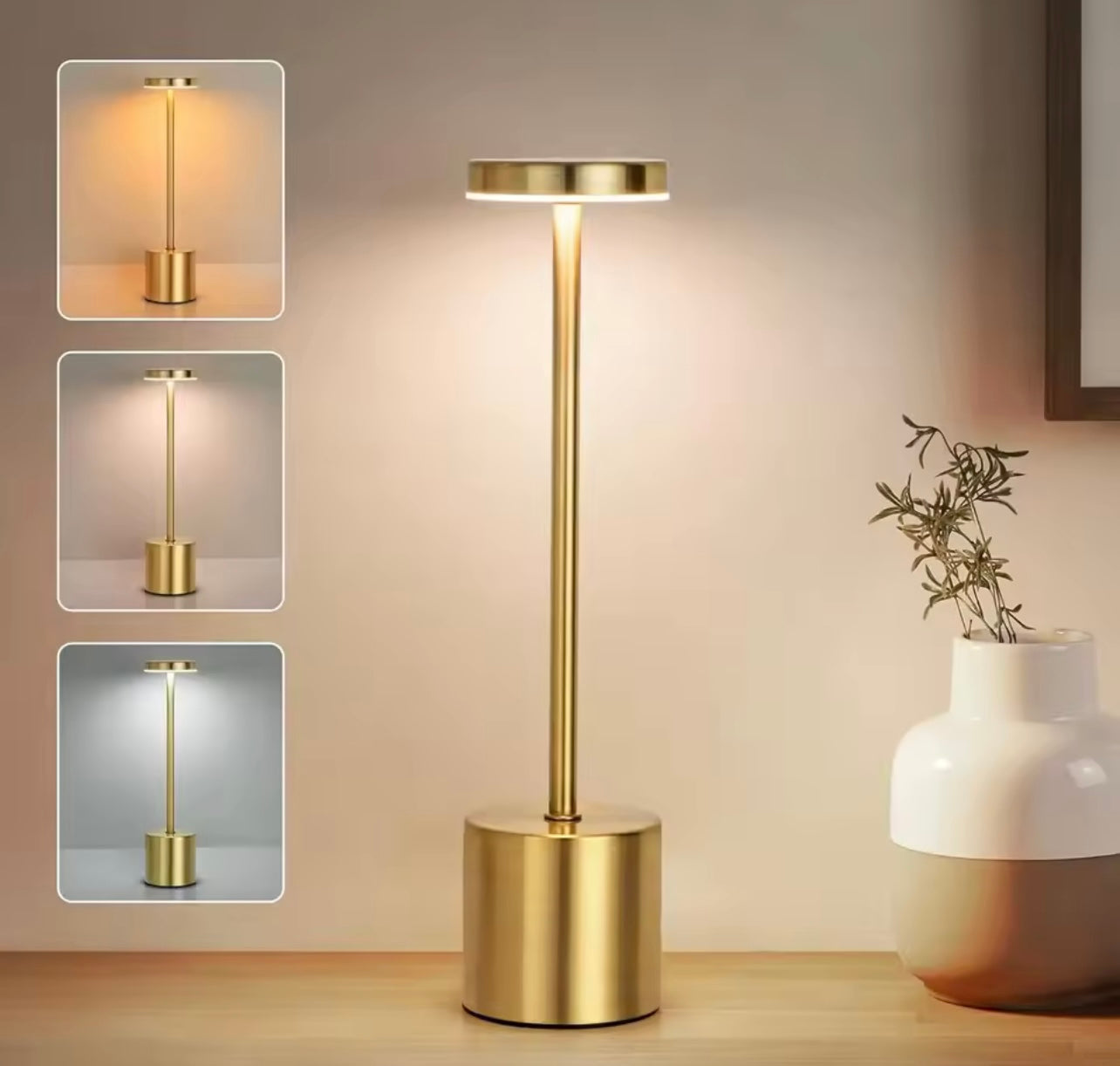 LumiFix™ Lumea – Lampe LED de Table Tactile Rechargeable