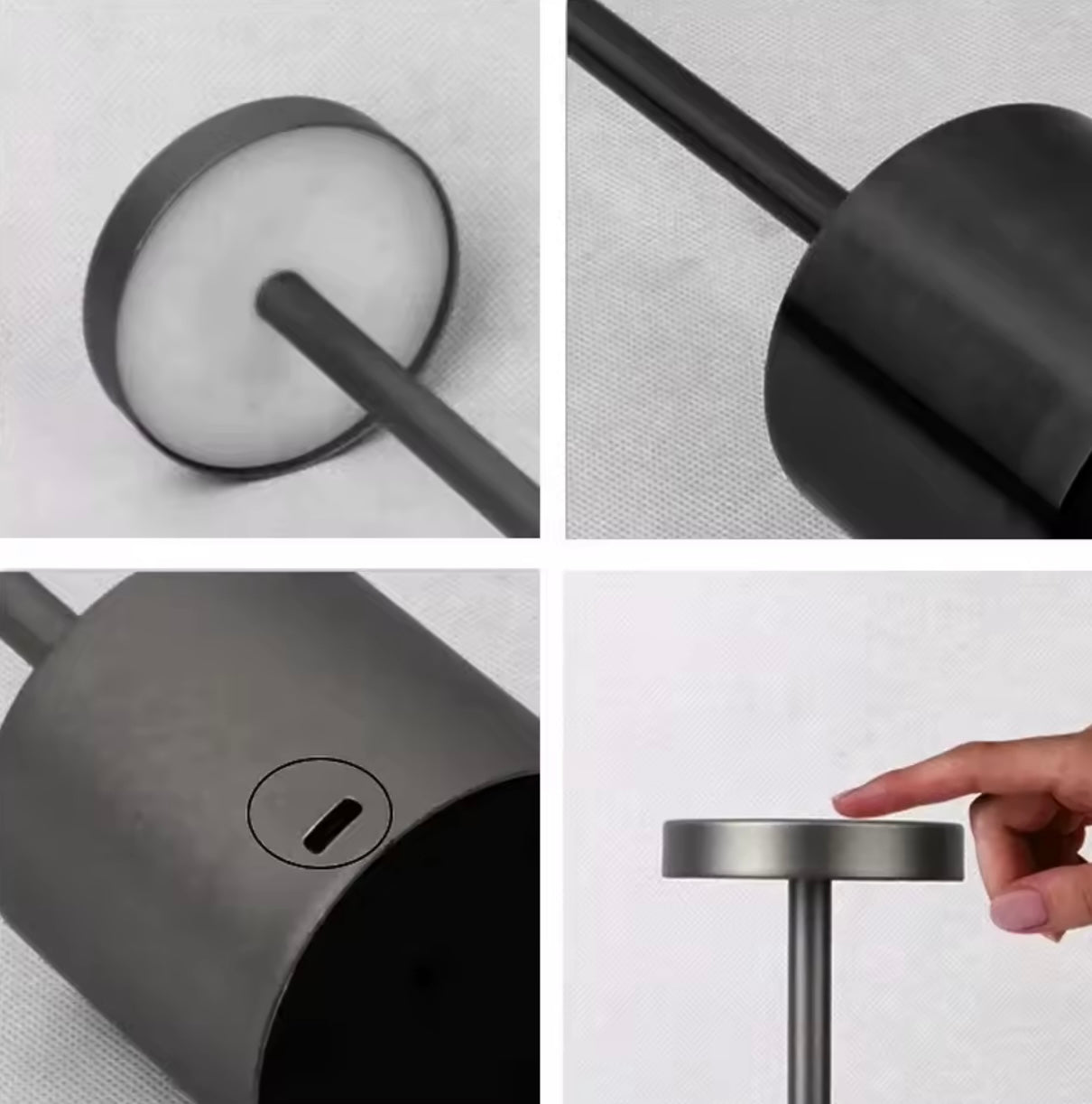 LumiFix™ Lumea – Lampe LED de Table Tactile Rechargeable