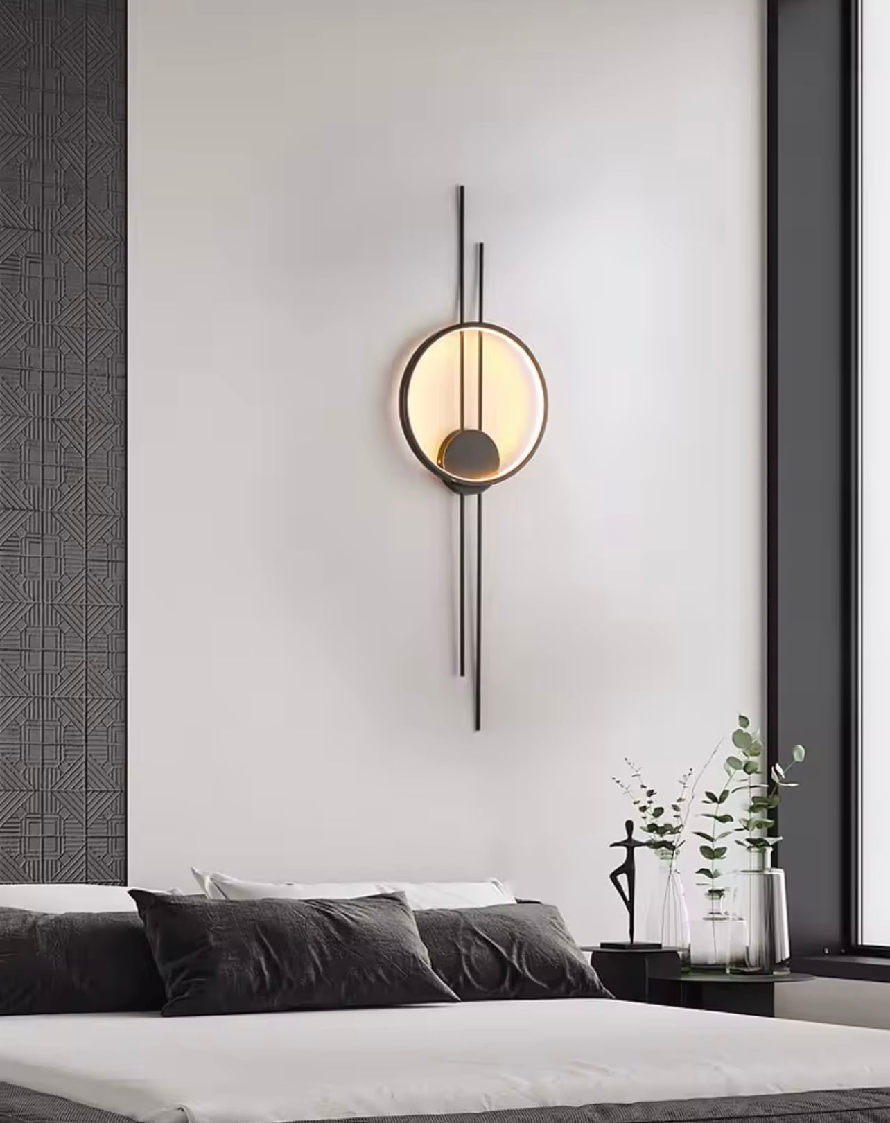 Lumifix™ Solinea – Applique Murale LED Dorée au Design Minimaliste