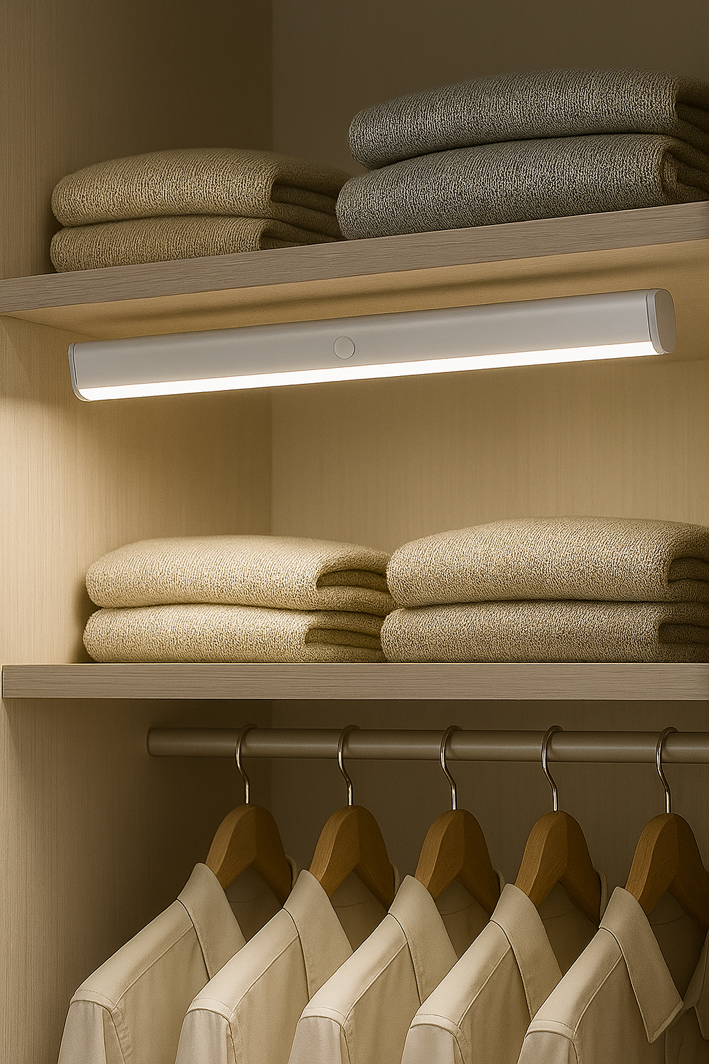 LumiFix™ GlintEdge – Barre LED Détecteur de Mouvement Sans Fil