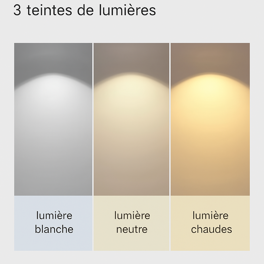 LumiFix™ ArkaWood – Applique Murale LED Orientable Sans Fil