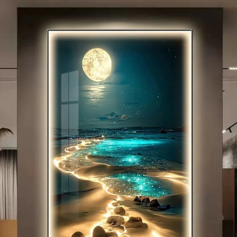 🖼️ MoonShore™ – Applique Murale LED Éclairée