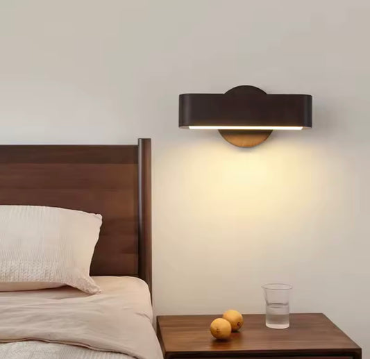 LumiFix™ ArkaWood – Applique Murale LED Orientable Sans Fil