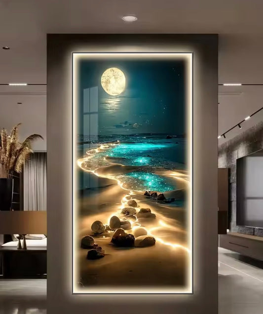 🖼️ MoonShore™ – Applique Murale LED Éclairée