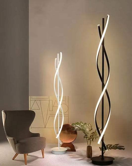 LumiFix™ Helixia – Lampadaire LED Spirale Haut de Gamme