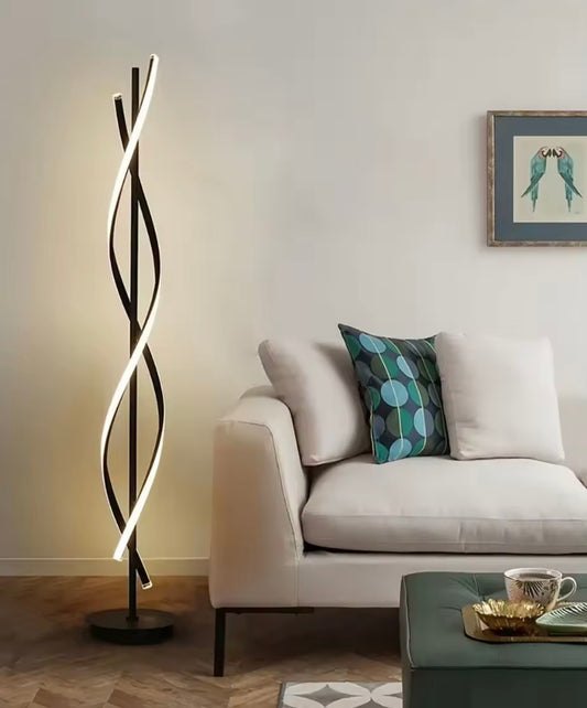LumiFix™ Helixia – Lampadaire LED Spirale Haut de Gamme