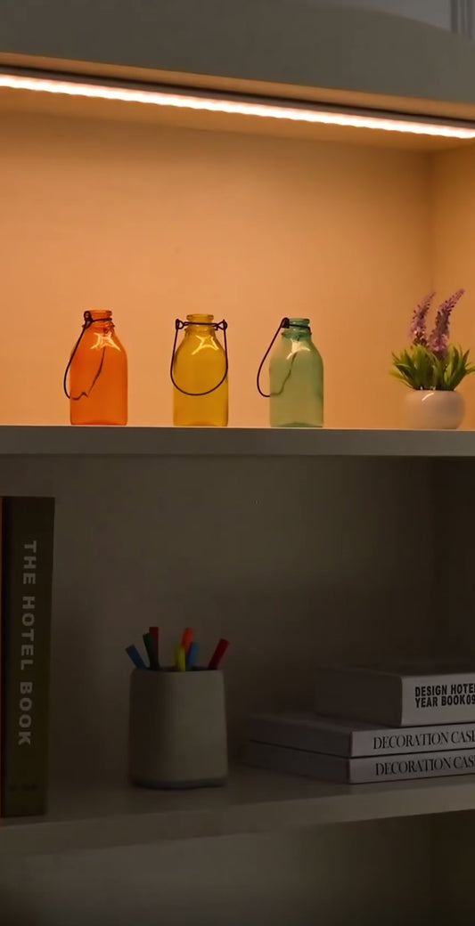 LumiFix™ GlintEdge – Barre LED Détecteur de Mouvement Sans Fil